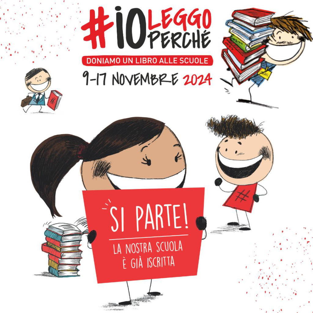 io leggo perché, 9-17 novembre 2024, si parte, la mia scuola é iscritta